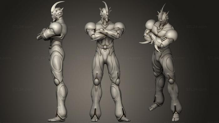 Figurines heroes, monsters and demons (Guyver III update 2, STKM_1448) 3D models for cnc